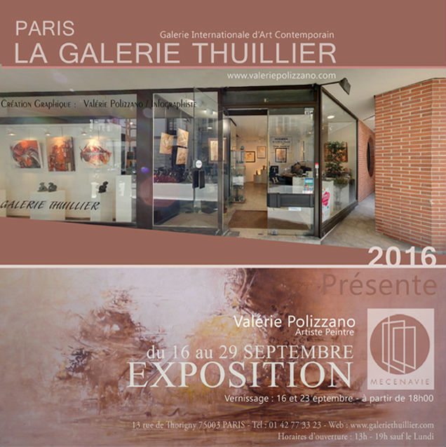 Exposition Temporaire - Galerie Thuillier / Paris