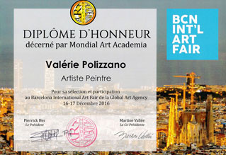 DIPLOME D'HONNEUR - BARCELONE